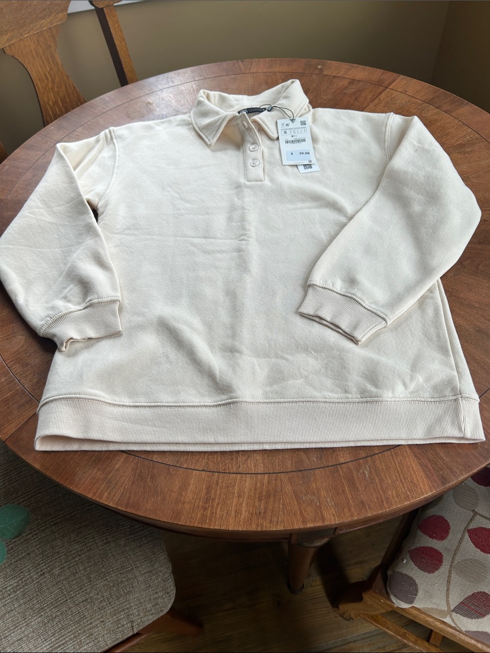 NWT soft sweatshirt like top